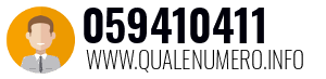 Numero di telefono 059410411 059410411