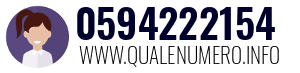 Numero di telefono 0594222154 0594222154