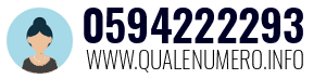 Numero di telefono 0594222293 0594222293