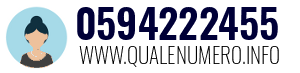 Numero di telefono 0594222455 0594222455