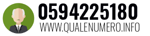 Numero di telefono 0594225180 0594225180