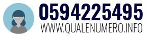 Numero di telefono 0594225495 0594225495