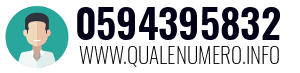 Numero di telefono 0594395832 0594395832