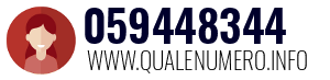 Numero di telefono 059448344 059448344