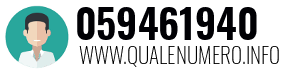 Numero di telefono 059461940 059461940