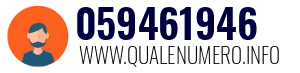Numero di telefono 059461946 059461946