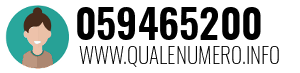 Numero di telefono 059465200 059465200