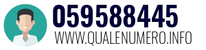 Numero di telefono 059588445 059588445
