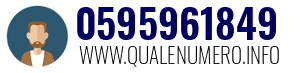 Numero di telefono 0595961849 0595961849