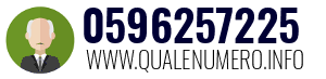 Numero di telefono 0596257225 0596257225