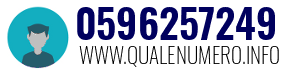 Numero di telefono 0596257249 0596257249