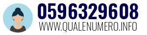 Numero di telefono 0596329608 0596329608