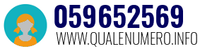 Numero di telefono 059652569 059652569