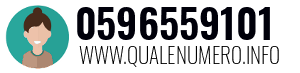 Numero di telefono 0596559101 0596559101