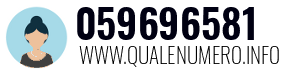 Numero di telefono 059696581 059696581