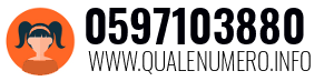 Numero di telefono 0597103880 0597103880