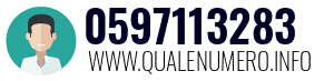 Numero di telefono 0597113283 0597113283