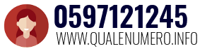 Numero di telefono 0597121245 0597121245