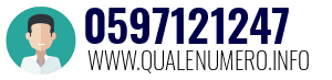 Numero di telefono 0597121247 0597121247