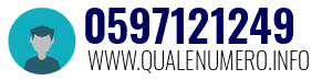 Numero di telefono 0597121249 0597121249