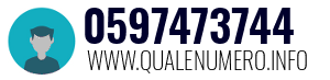 Numero di telefono 0597473744 0597473744