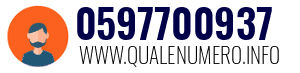 Numero di telefono 0597700937 0597700937