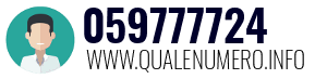 Numero di telefono 059777724 059777724