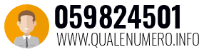 Numero di telefono 059824501 059824501