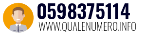 Numero di telefono 0598375114 0598375114