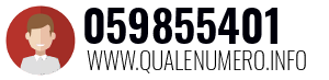Numero di telefono 059855401 059855401