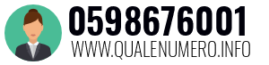 Numero di telefono 0598676001 0598676001