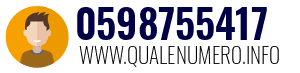 Numero di telefono 0598755417 0598755417