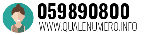 Numero di telefono 059890800 059890800