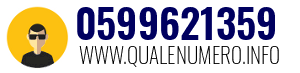 Numero di telefono 0599621359 0599621359