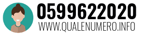 Numero di telefono 0599622020 0599622020