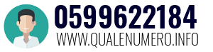 Numero di telefono 0599622184 0599622184