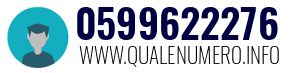 Numero di telefono 0599622276 0599622276