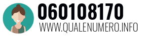 Numero di telefono 060108170 060108170