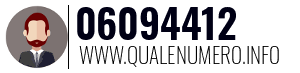 Numero di telefono 06094412 06094412