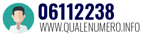 Numero di telefono 06112238 06112238