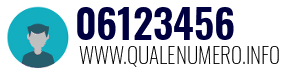 Numero di telefono 06123456 06123456
