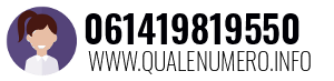 Numero di telefono 061419819550 061419819550
