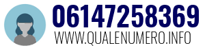 Numero di telefono 06147258369 06147258369
