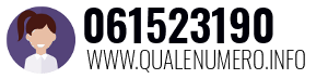 Numero di telefono 061523190 061523190