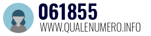 Numero di telefono 061855 061855
