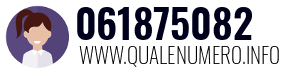 Numero di telefono 061875082 061875082