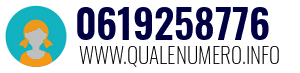 Numero di telefono 0619258776 0619258776