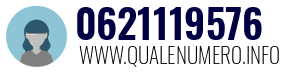 Numero di telefono 0621119576 0621119576