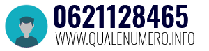 Numero di telefono 0621128465 0621128465