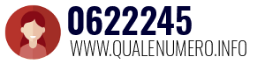 Numero di telefono 0622245 0622245